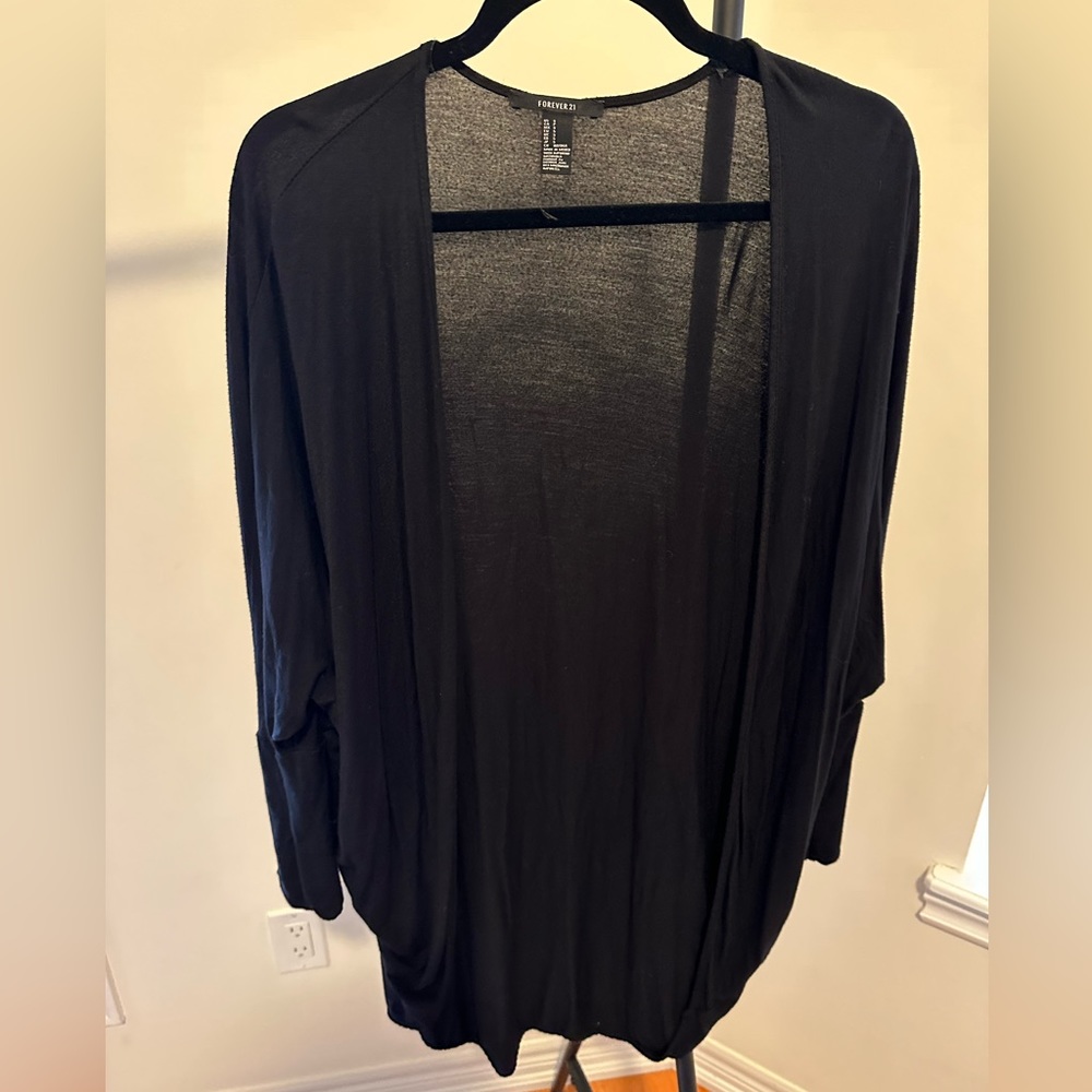 Forever 21 Black Cardigan